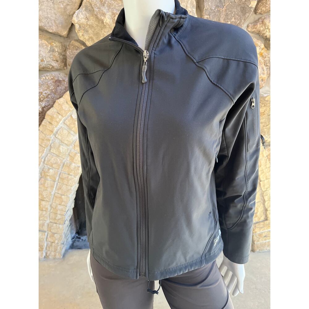 REI Full Zip Gray Jacket Zipped Pockets Women's Size Medium